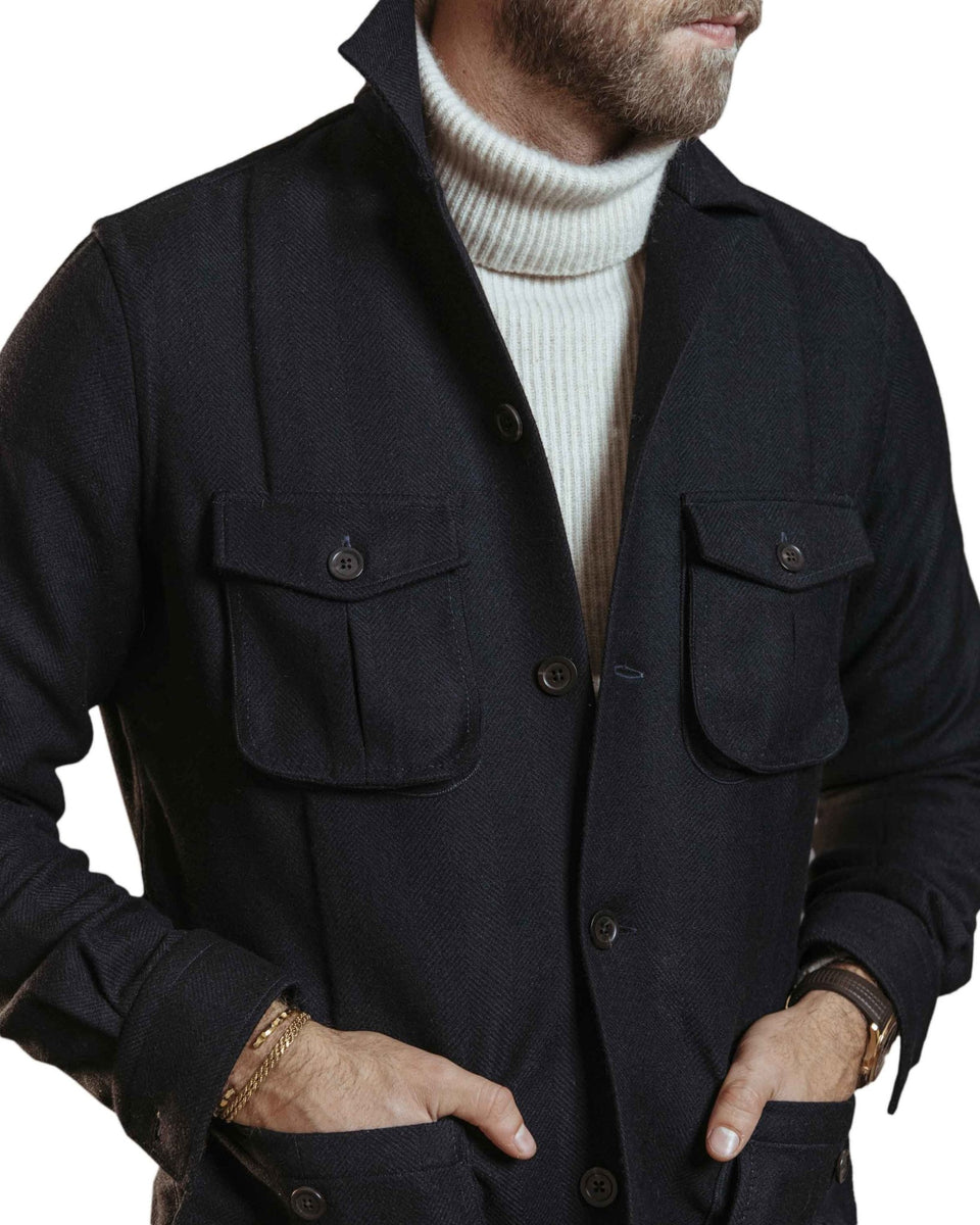 Andreas Weinas Loro Piana Jacket - Navy