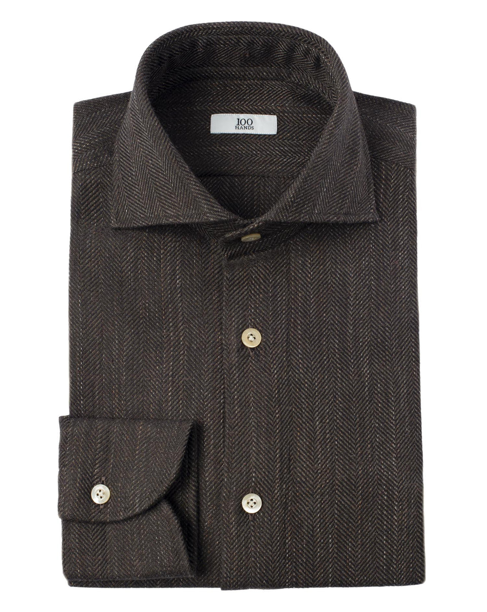 Brown Herringbone in Unique Structure