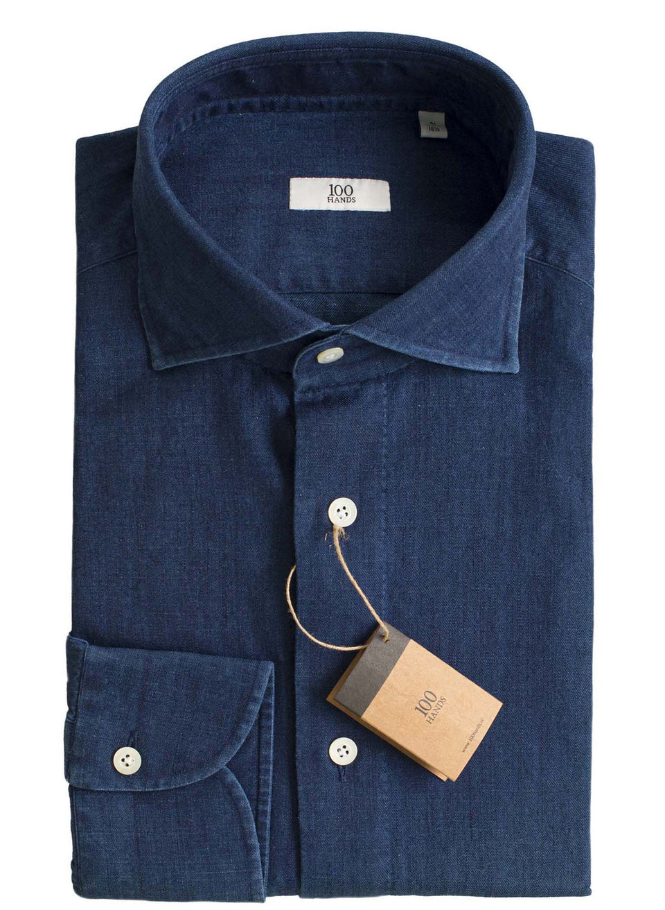 Deep Structured Indigo Shirt