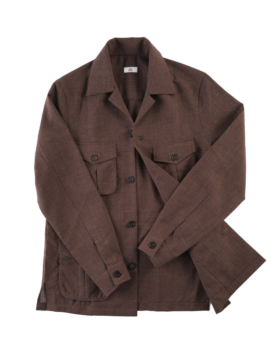 Model 101 Jacket in Fox Brothers Summer Wool – 100HANDS